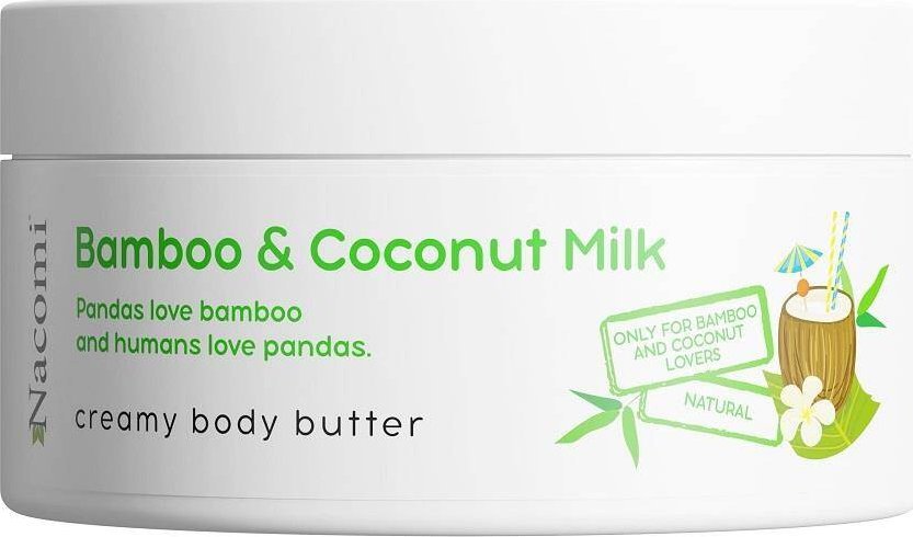 Nacomi Nacomi Kremowe masło do ciała o zapachu bambusa z mlekiem kokosowym 100ml