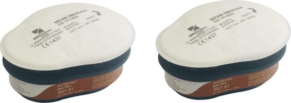 Secura Filtropochłaniacz 3041 - A1P2 R Secura - zw. organiczne kpl. 2 szt.