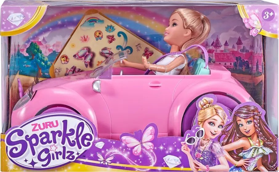Sparkle Girlz SPARKLE GIRLZ doll and car set Sparkle Coupe,10028