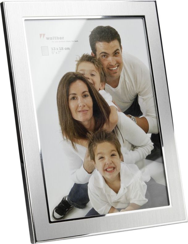 Ramka Walther Jazz, 13x18, metalowa, srebrna (PJ318S)