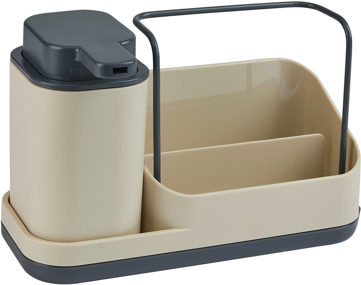 Dozownik do mydła + miejsce na akcesoria do zmywania NEO, 300 ml