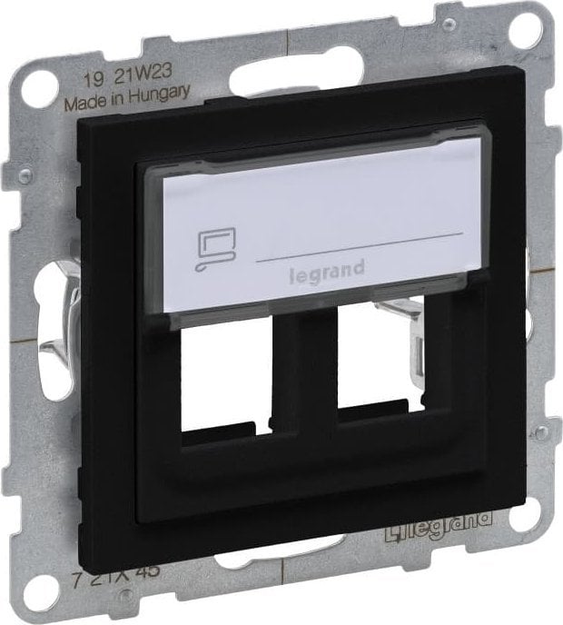 Legrand SUNO Adapter KEYSTONE podwójny czarny 721445