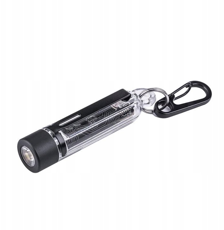 NEXTORCH Latarka 300/700lm/78m 180mAh/USB-C ładowalny z breloczkiem Biały/czerwony/niebieski/UV + światło stroboskopowe
