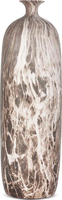 Eurofirany WAZON DEKORACYJNY MARIKA (01) 15X15X63 CM BRĄZOWY