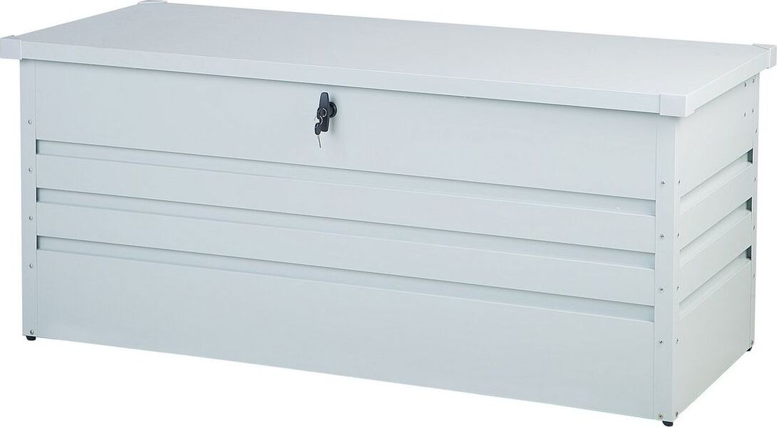 Skrzynia ogrodowa Beliani Cebrosa 400 l Jasny szary