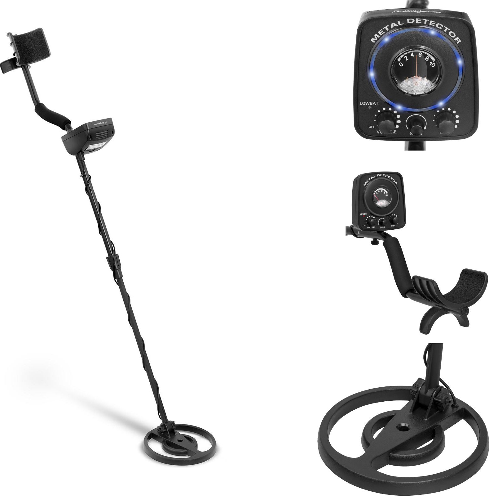 Steinberg Wykrywacz detektor metalu wodoodporny dł. 111 cm zasięg 1 m SBS-MD-6