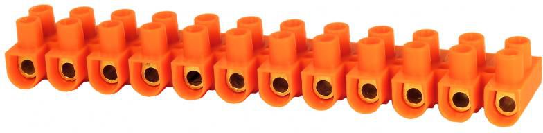 Simet Listwa zaciskowa gwintowa LTF 12-10.0, 12-torowa 10mm2 pomarańczowa (21512108)