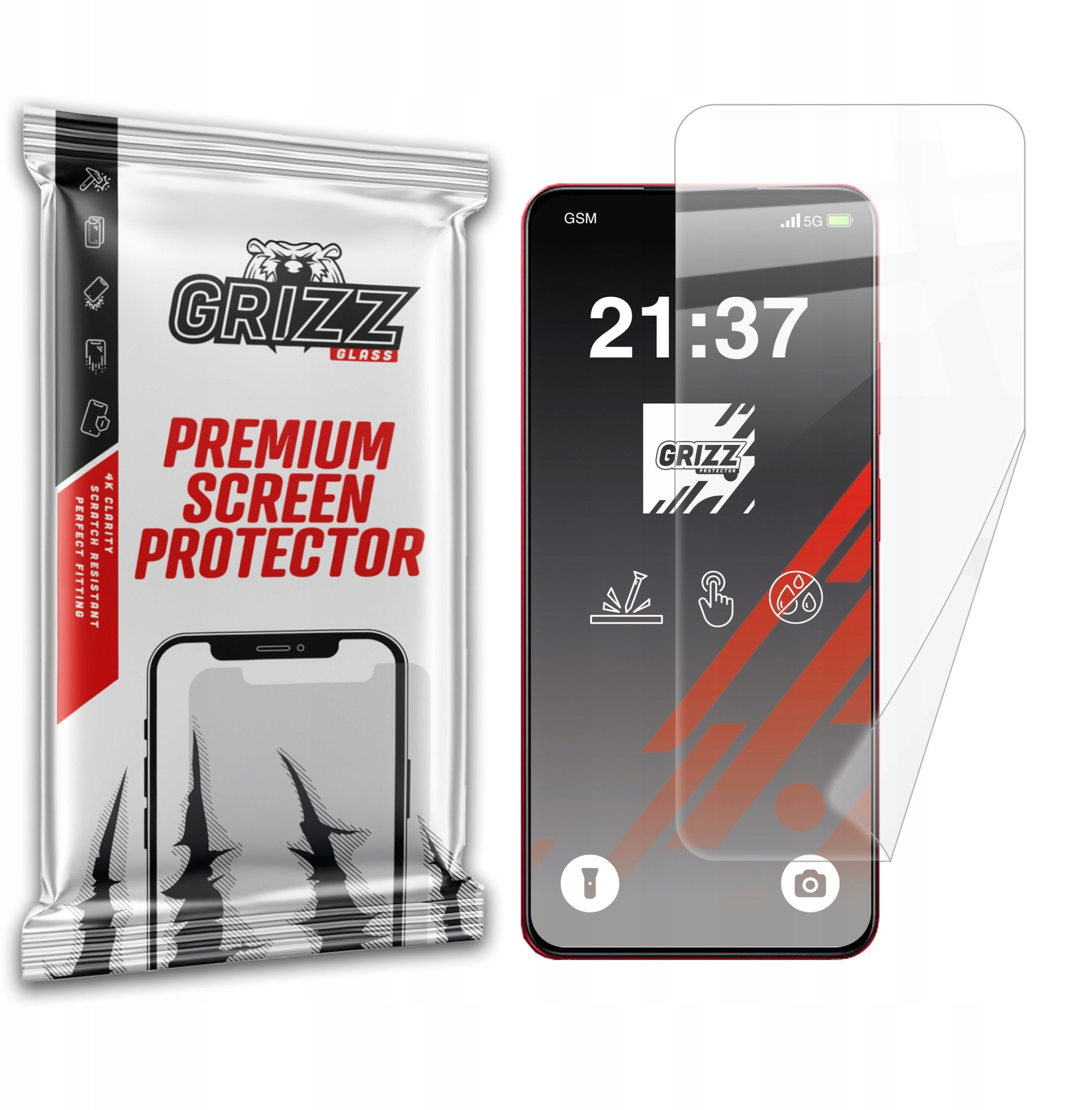 GrizzGlass Folia ceramiczna CeramicFilm do Realme V60 Pro