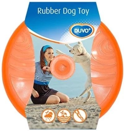 DUVO+ ZABAWKA TPR FRISBEE ŚWIECĄCE, PŁYWAJĄCE 20cm /6/72
