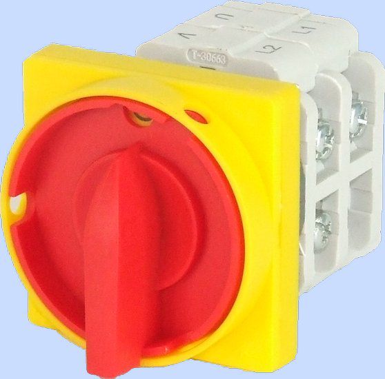 Elektromet Łącznik krzywkowy 0-1 3P 40A zatablicowy z płytką przednią Łuk 40-15 IP65 (924058)