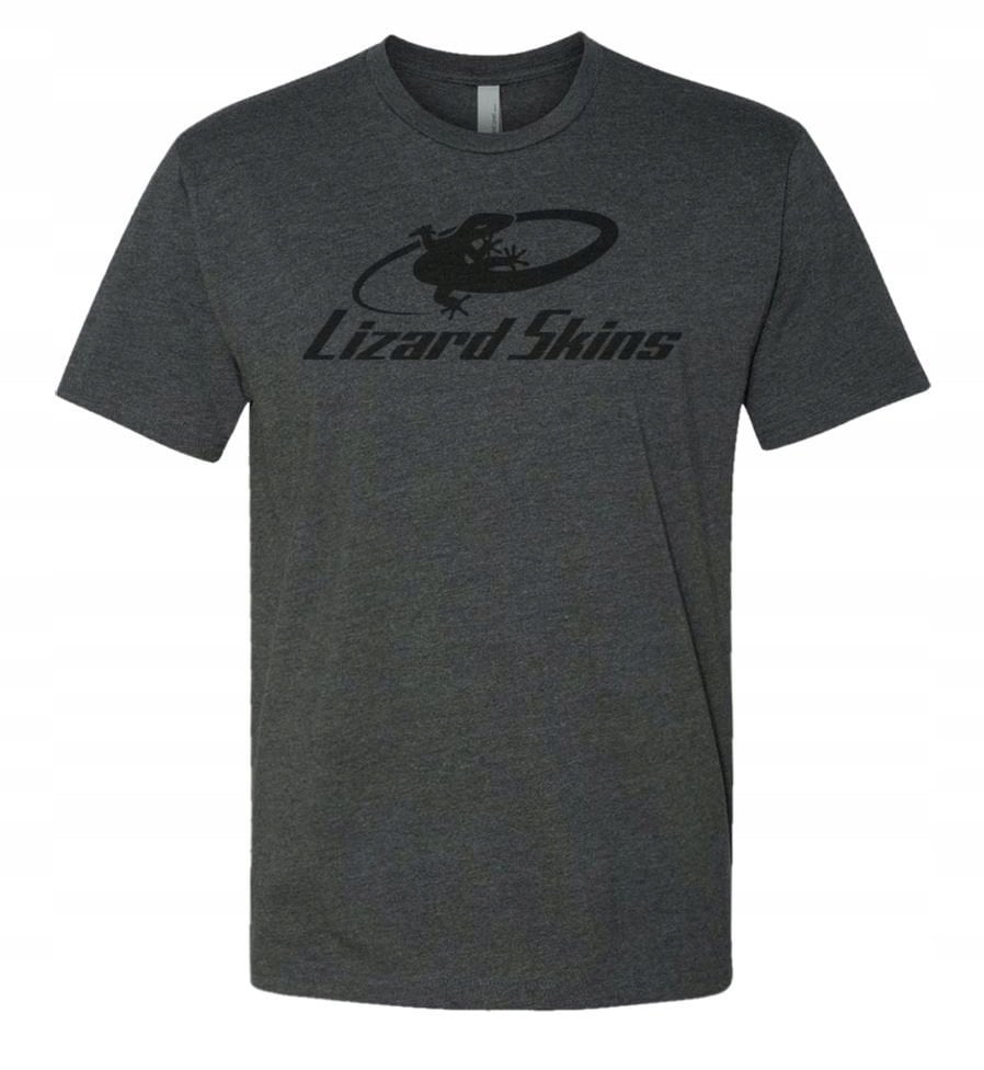 T-shirt LIZARD SKINS SUBTLE LOGO charcoal gray roz. L (NEW)