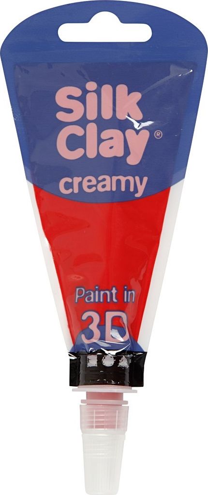Creativ Company Pasta Silk Clay 35 ml Czerwona