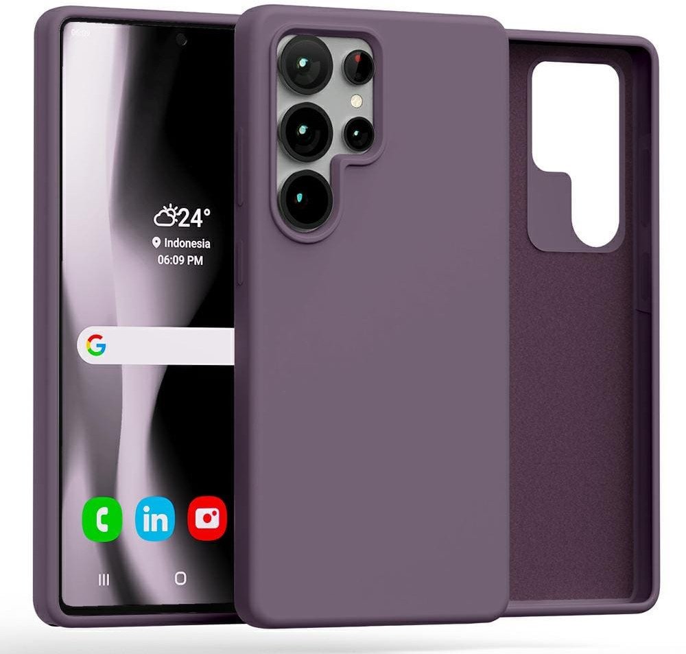 Mercury Silicone Sam S25 Ultra S938 fioletowy /purple