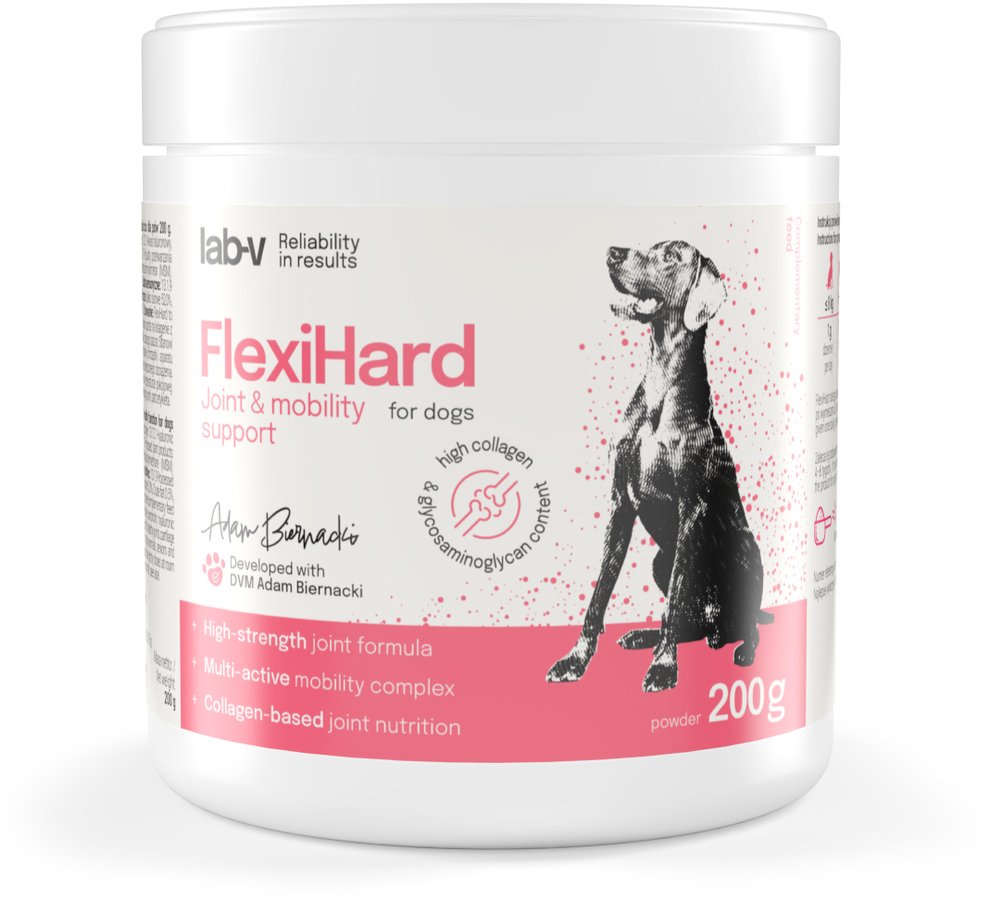 LAB V FlexiHard wsparcie prawidłowej kondycji stawów i aparatu ruchu dla psów 200 g