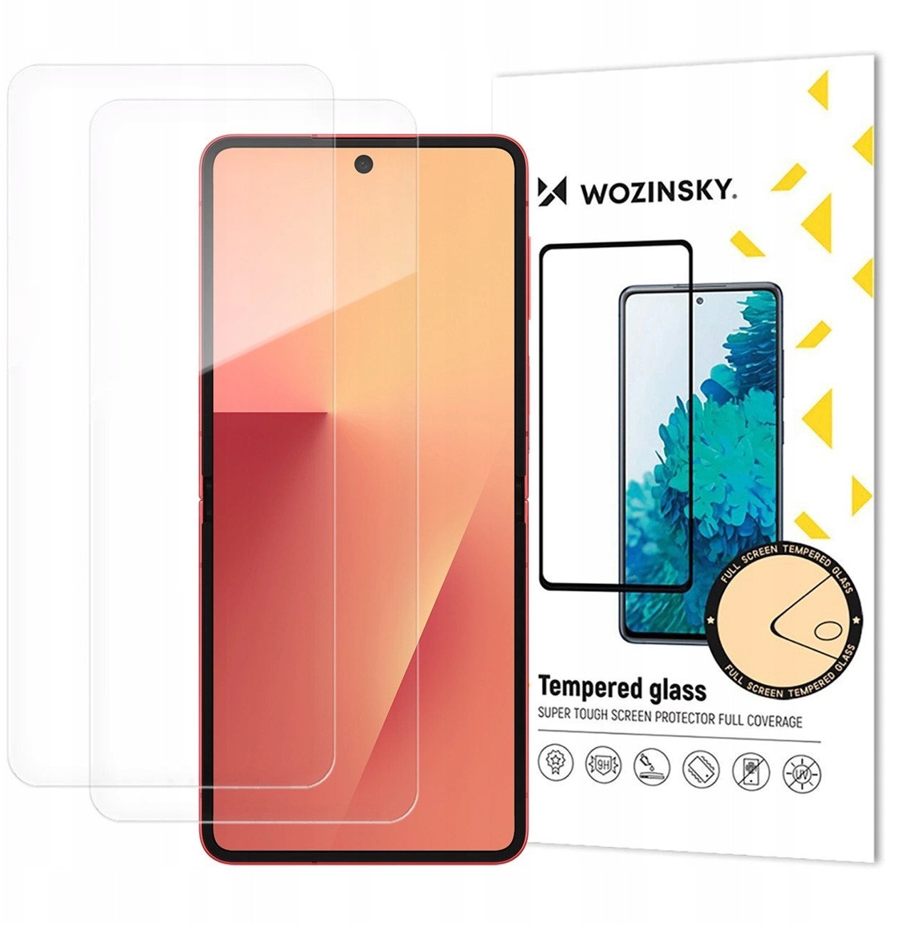 Folia ochronna Wozinsky TPU typu full body na Samsung Galaxy Z Flip 7, zestaw 2 sztuk