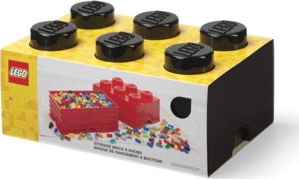 LEGO LEGO Classic 40000803 Pojemnik klocek LEGO Brick 6 - Czarny