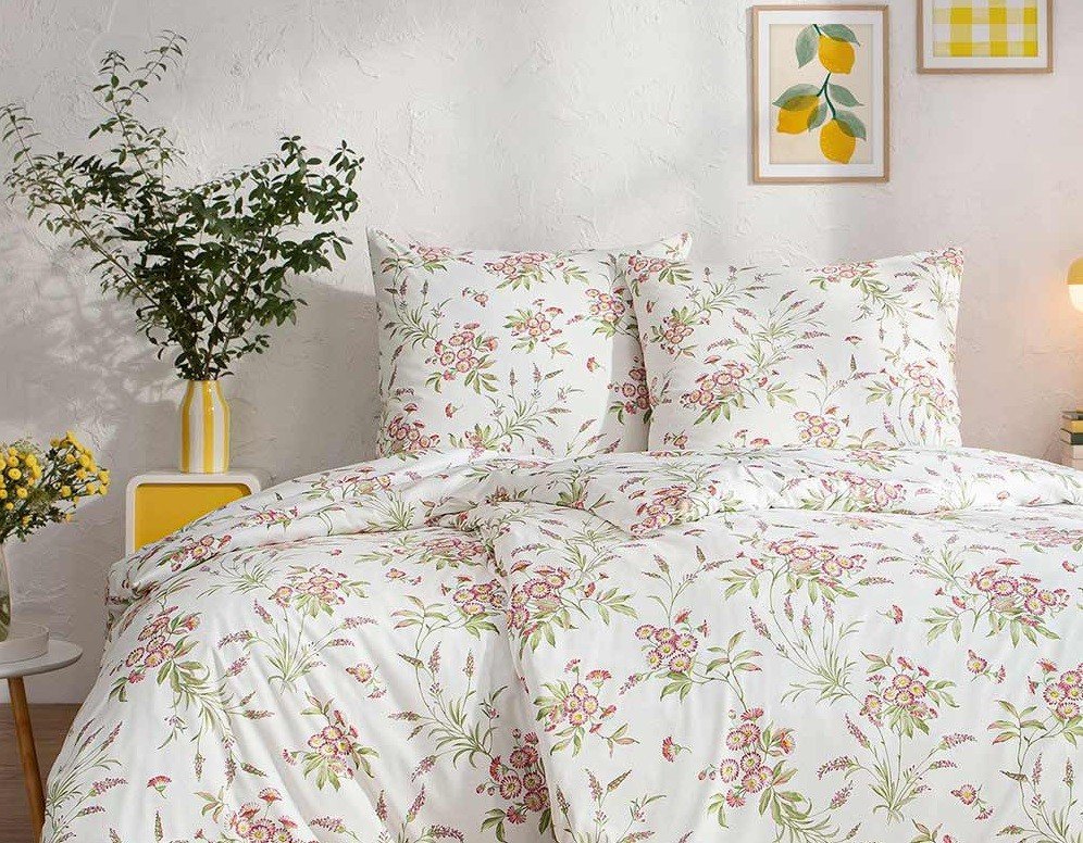 Pościel jersey 155x200 cm Noelia 6624/695 magenta