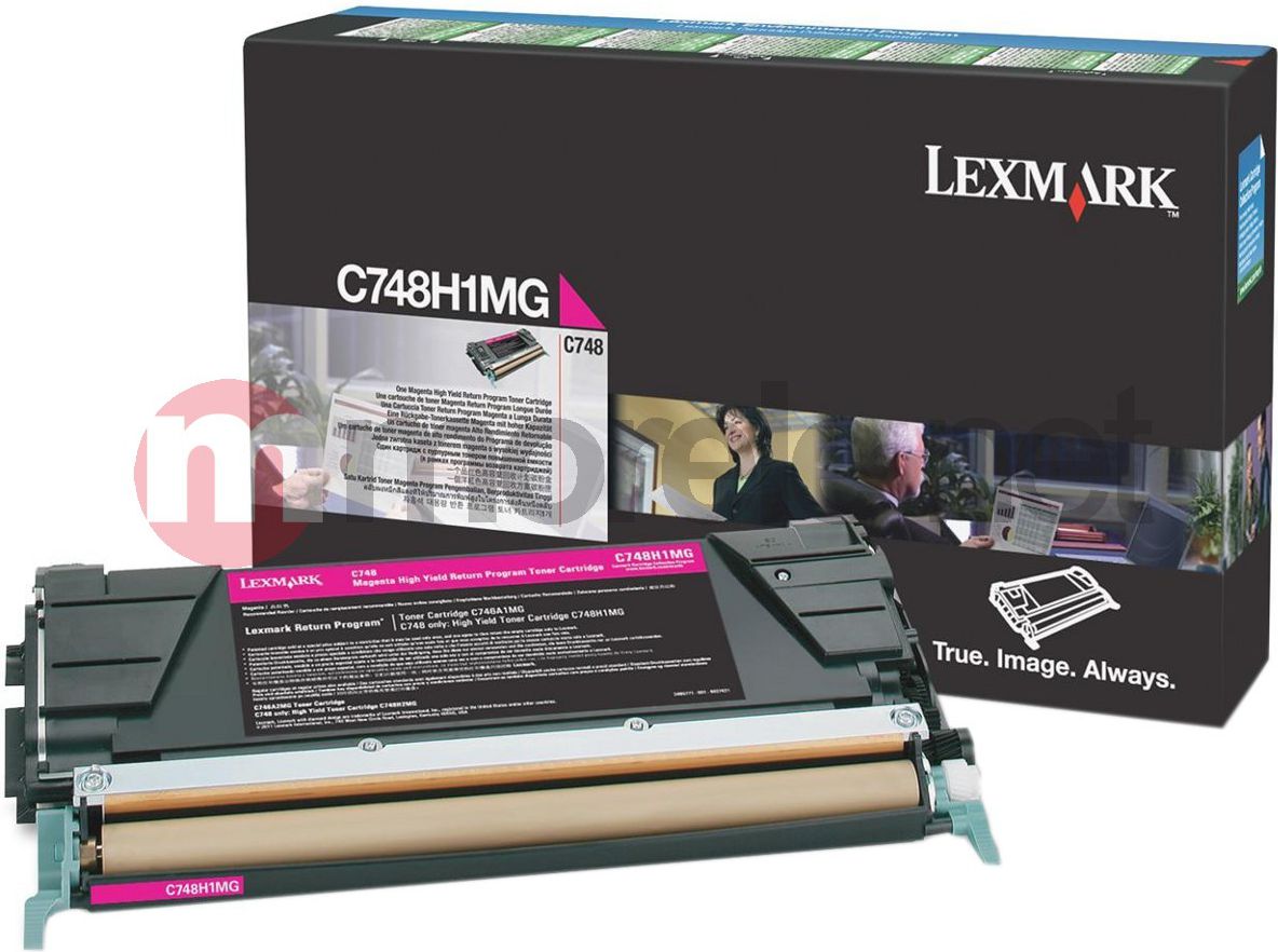 Toner Lexmark Magenta Oryginał (C748H1MG)