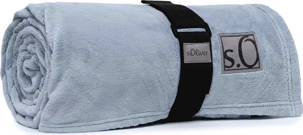 s. Oliver Koc 150x200 cm Kuschelsoft 3638-610 niebieski