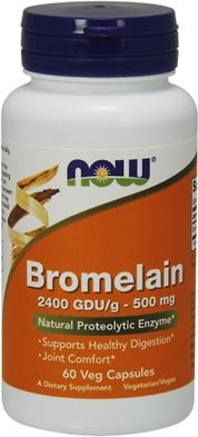 NOW Foods Bromelain 60 kapsułek
