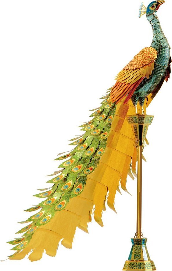 Piececool Piececool Puzzle Metalowe Model 3D - Kolorowy Paw