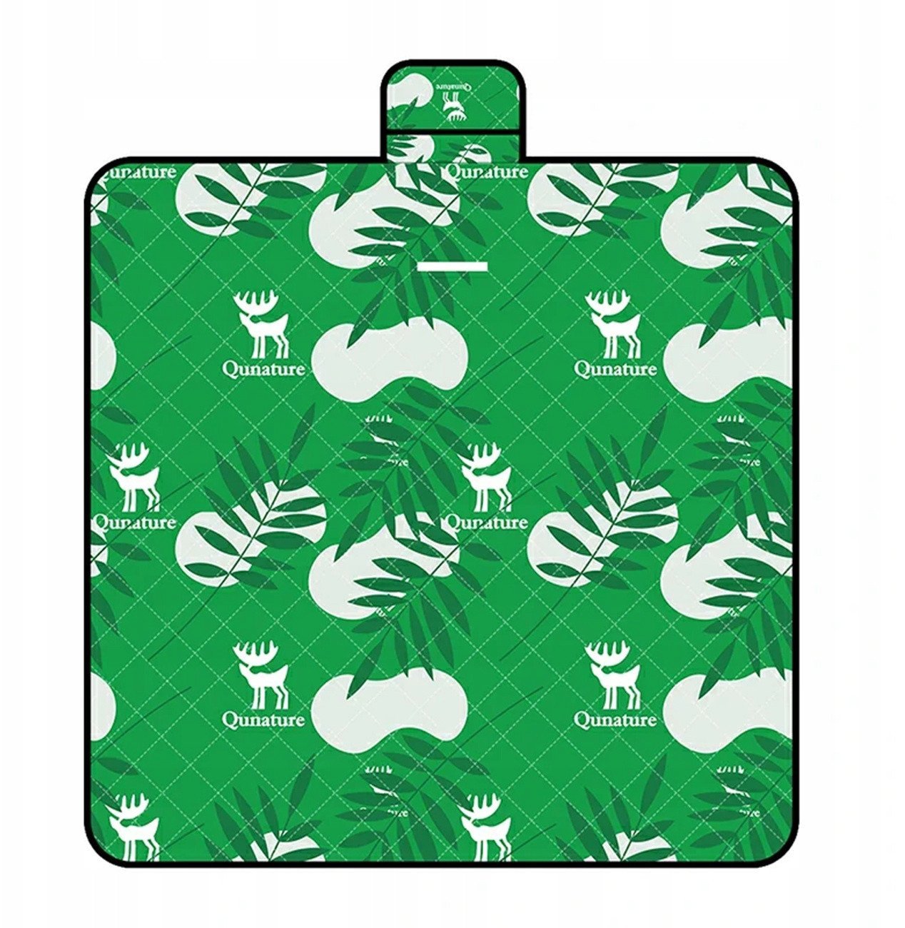 Mata piknikowa Qunature koc wodoodporny turystyczny 2 x 2 m - zielona