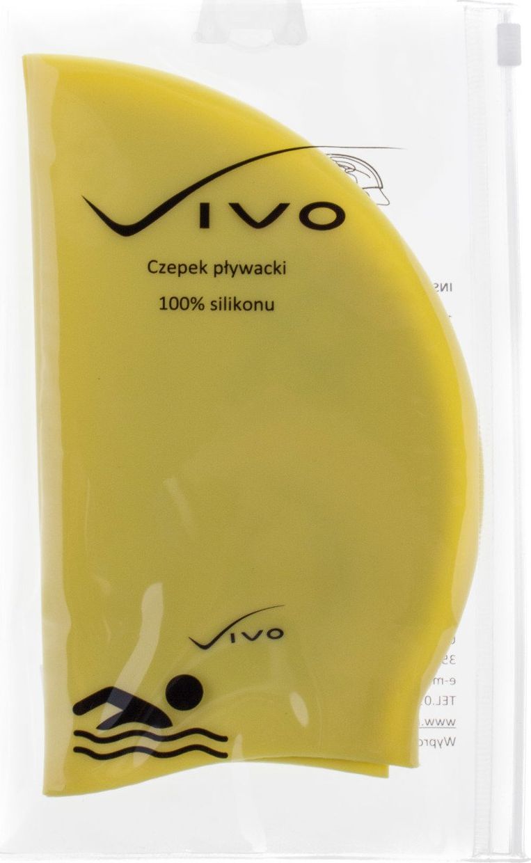 Vivo Czepek silikonowy Vivo B-1304 żółty Uniwersalny