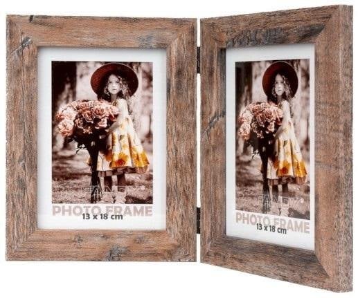 Ramka FANDY Ramka Narvik 13x18/2 3 brązowy