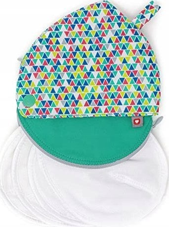 Close Caboo Close, Wielorazowe wkładki laktacyjne z beżowym etui, 4szt