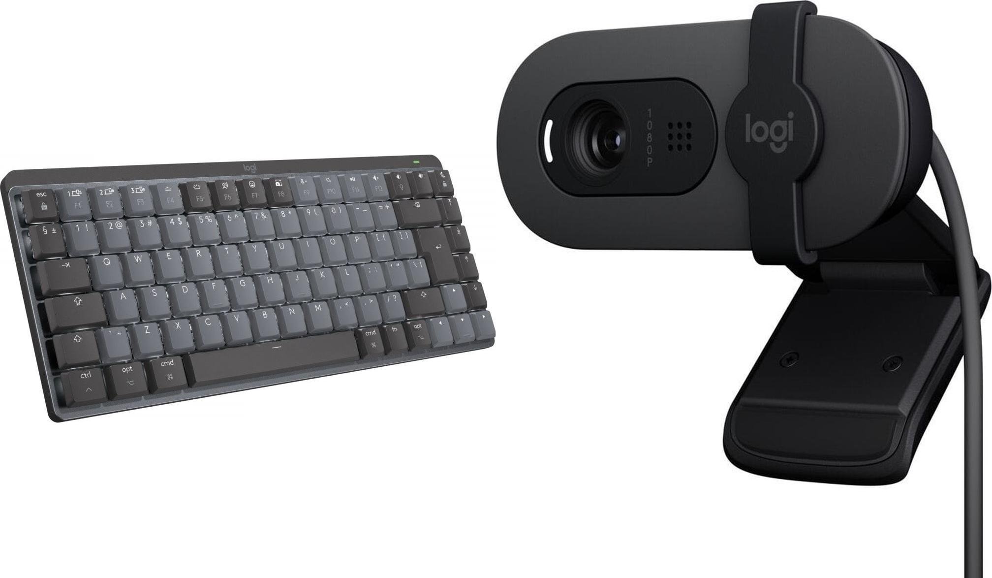 Klawiatura Logitech MX Mechanical Mini for Mac (920-010837) + Brio 100 (960-001585)