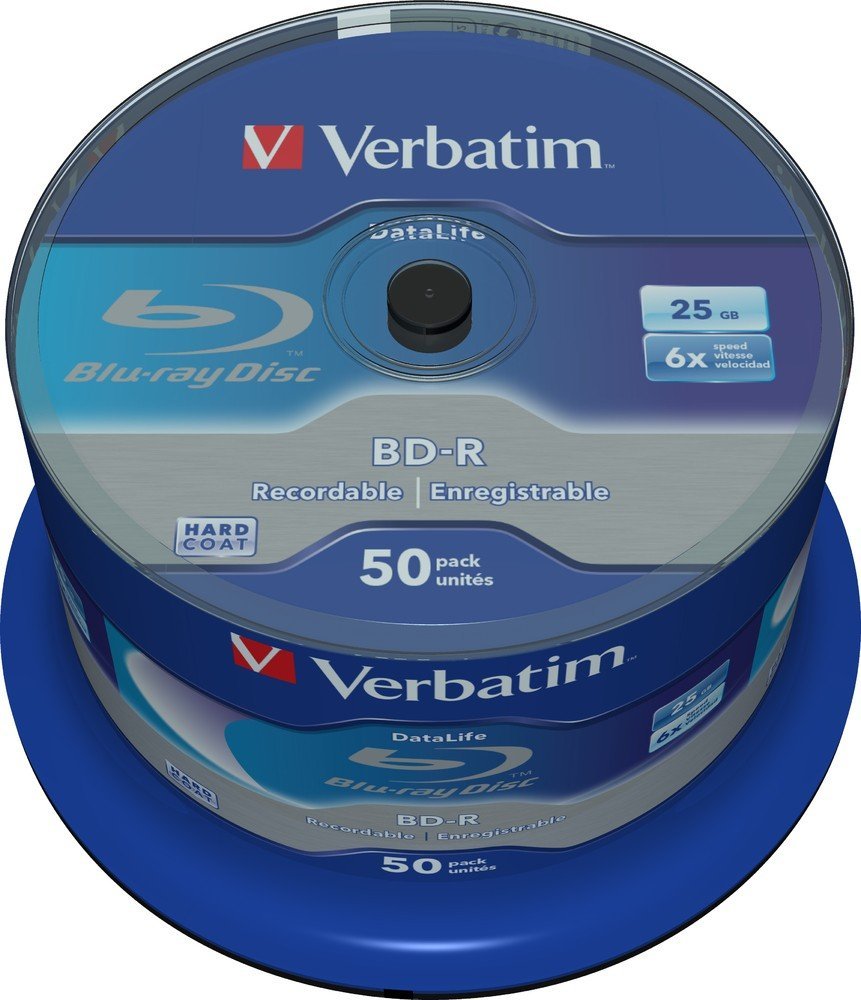 Verbatim BD-R 25 GB 6x 50 sztuk (43838)