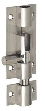 Zasuwka okrągła niklowana L 100mm