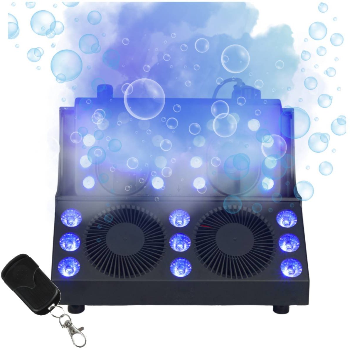 LIGHT4ME FBL STORM profesjonalna wytwornica dymu i baniek efekt LED pilot