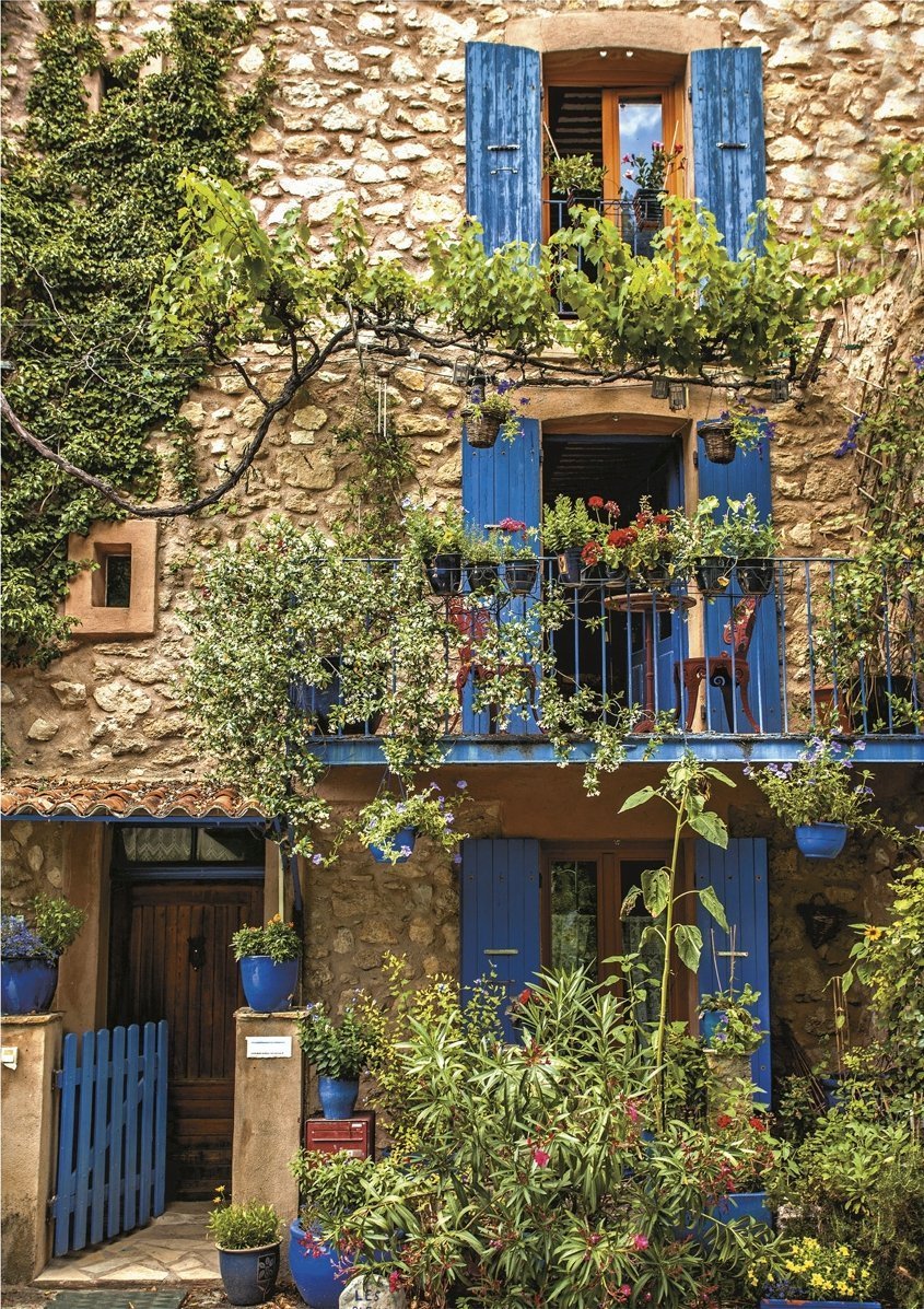 Piatnik Puzzle 1000 Niebieski Balkon PIATNIK