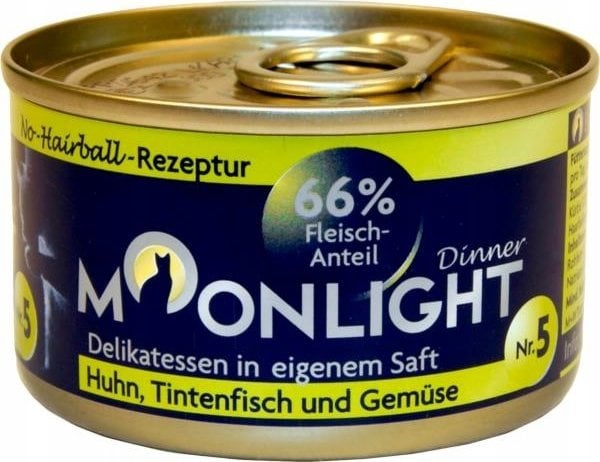 Moonlight Dinner Nr 5 - Kurczak, wątróbka, marchew, dynia 80g