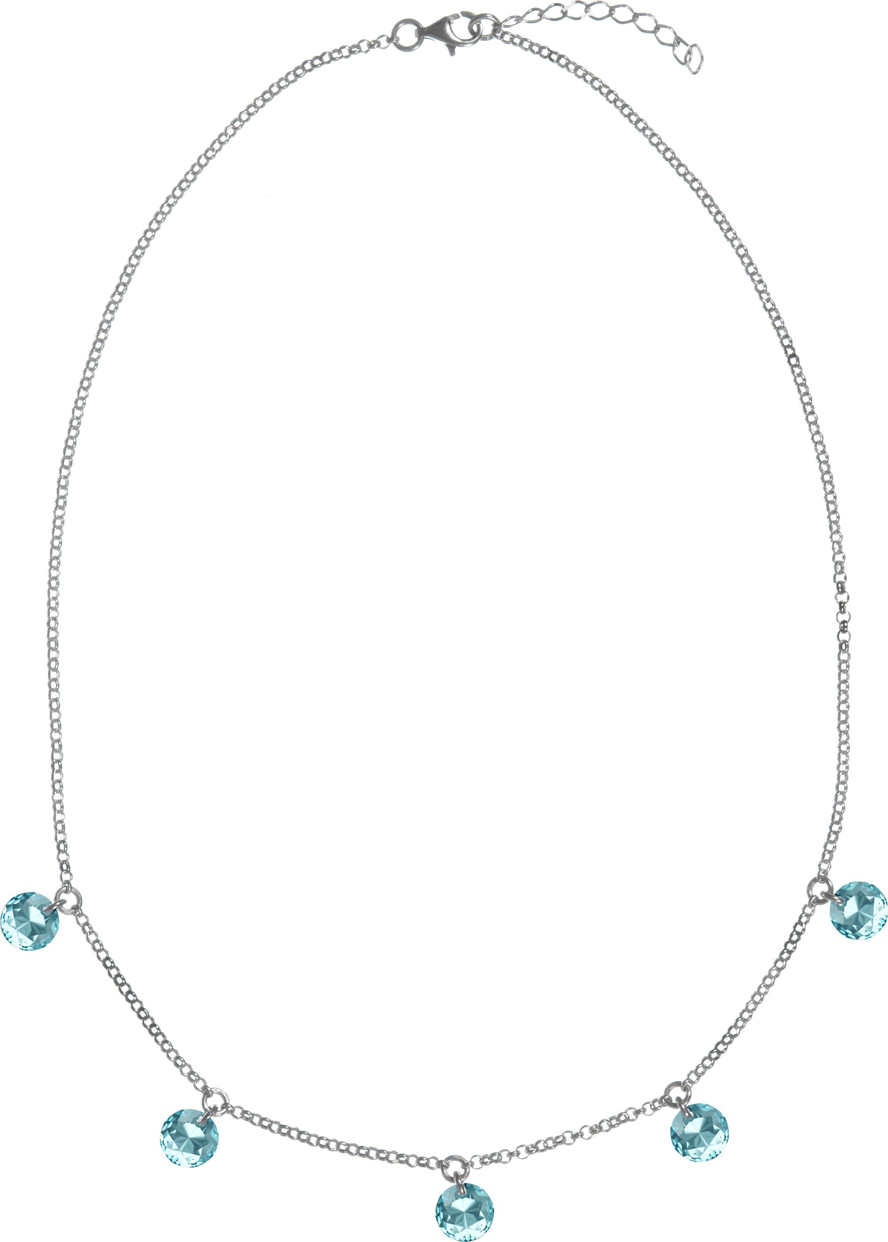 Radziszewska Jewellery Naszyjnik Srebrny Choker z kryształami
