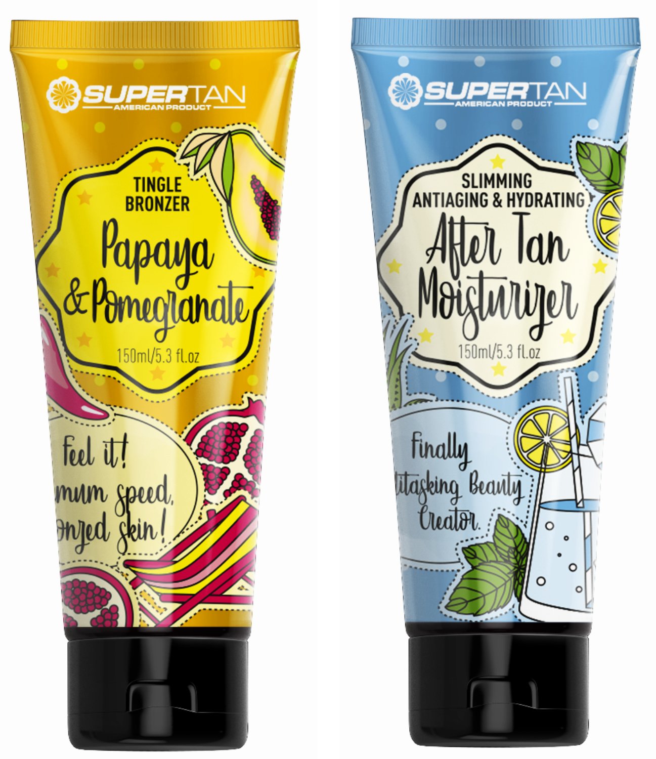 Supertan Papaya & Pomegranate + After Tan Po Opalaniu Gratis