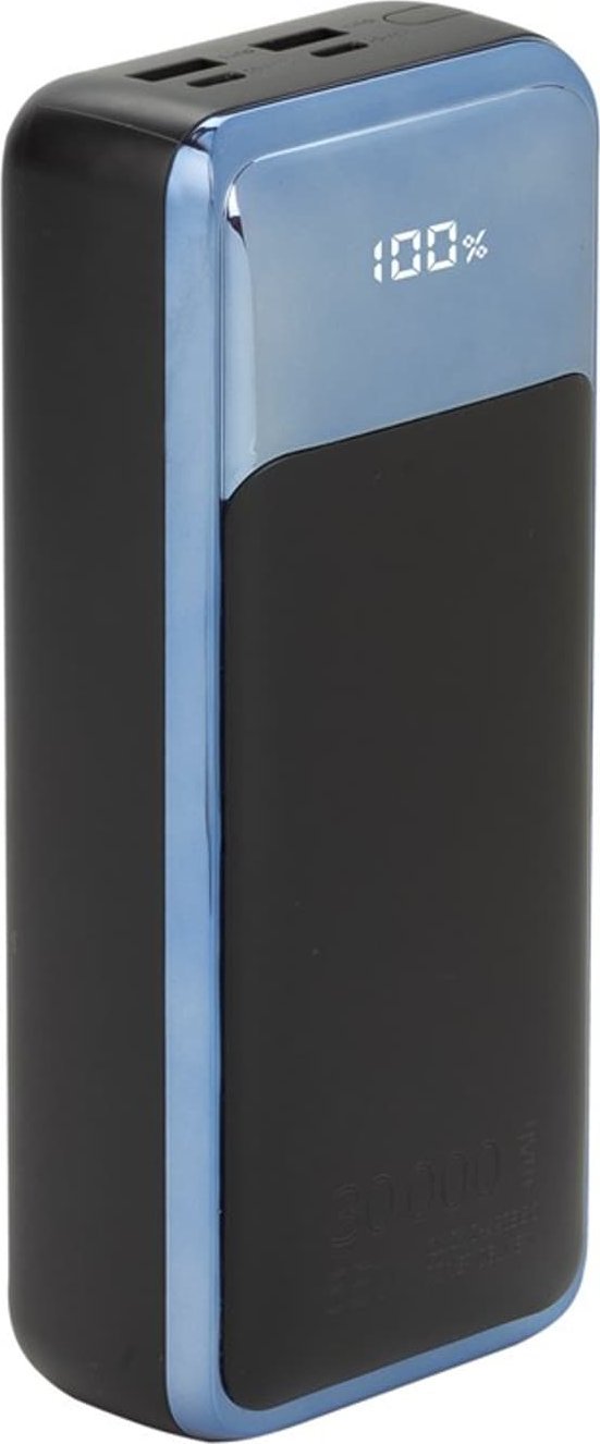 RivaCase RIVACASE Power Bank 30000 mAh QC/PD 65W LCD for Nešiojamas kompiuteris Juodas