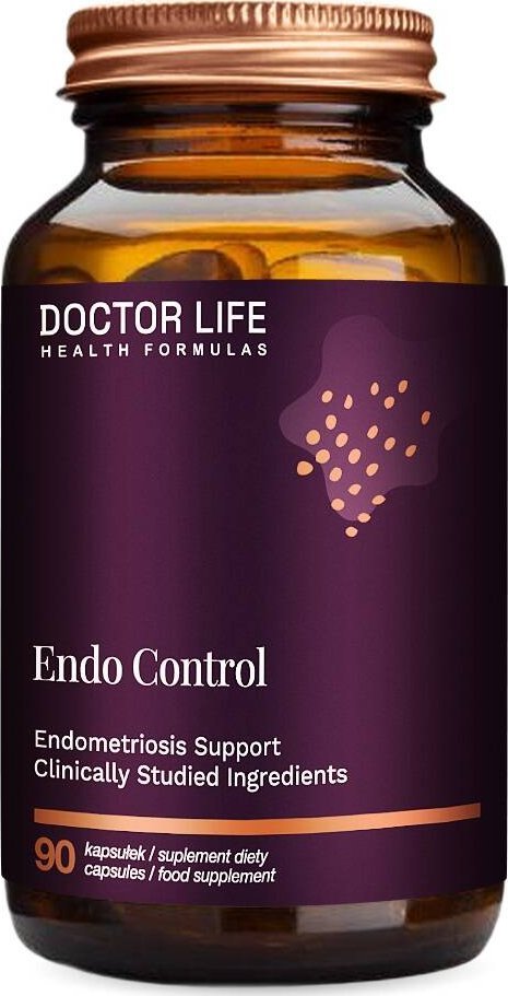 Doctor Life Endo Control suplement diety wspomagający leczenie endometriozy 90 kapsułek