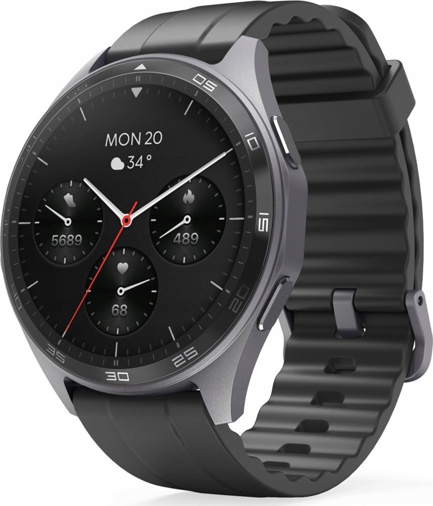 Smartwatch Hama Hama 7010 3,63 cm (1.43") AMOLED Cyfrowy Ekran dotykowy Czarny