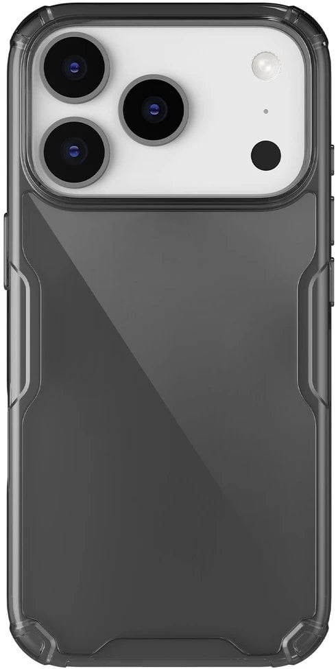 Etui Nillkin Nature TPU Pro na iPhone 17 Pro - półprzezroczyste-czarne