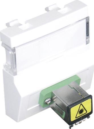 Efapel EFAPEL QUADRO45 Moduł światłowodowy pojedynczy SC APC SIMPLEX 45447 SBR