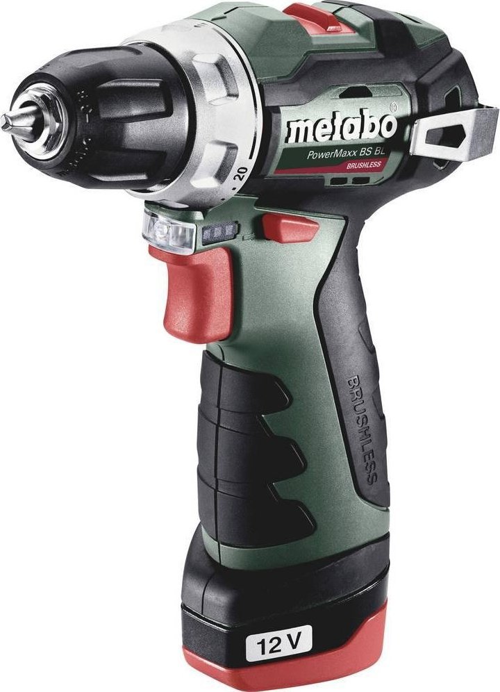 Wiertarko-wkrętarka Metabo PowerMaxx BS BL 12 V 2 x akumulator 2 Ah