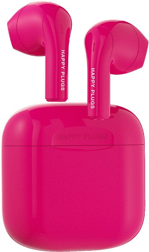Happy Plugs Joy earbuds, pink