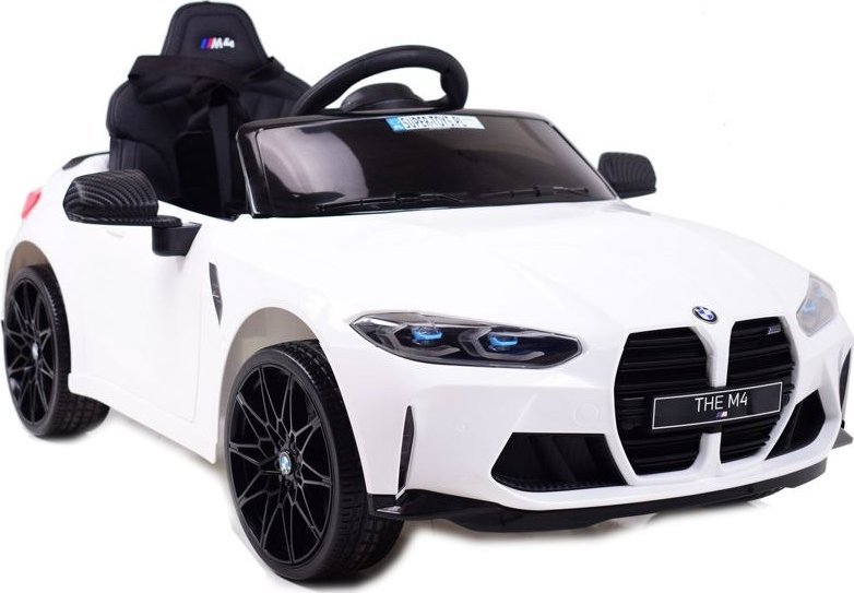 Import SUPER-TOYS ORYGINALNE BMW M4, MIĘKKIE KOŁA, MIĘKKIE SIEDZENIE,FULL OPCJA/SX2418