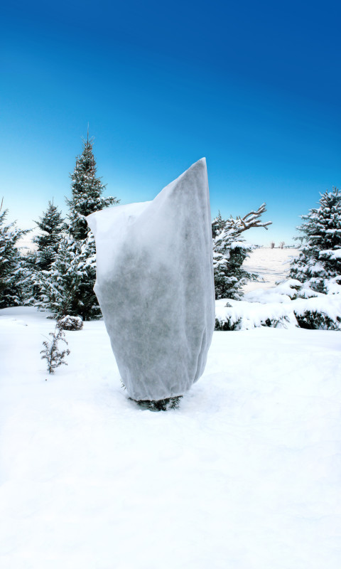 Kaptur ochronny 100x160cm agrowłóknina 50g/m2 biały wiązany