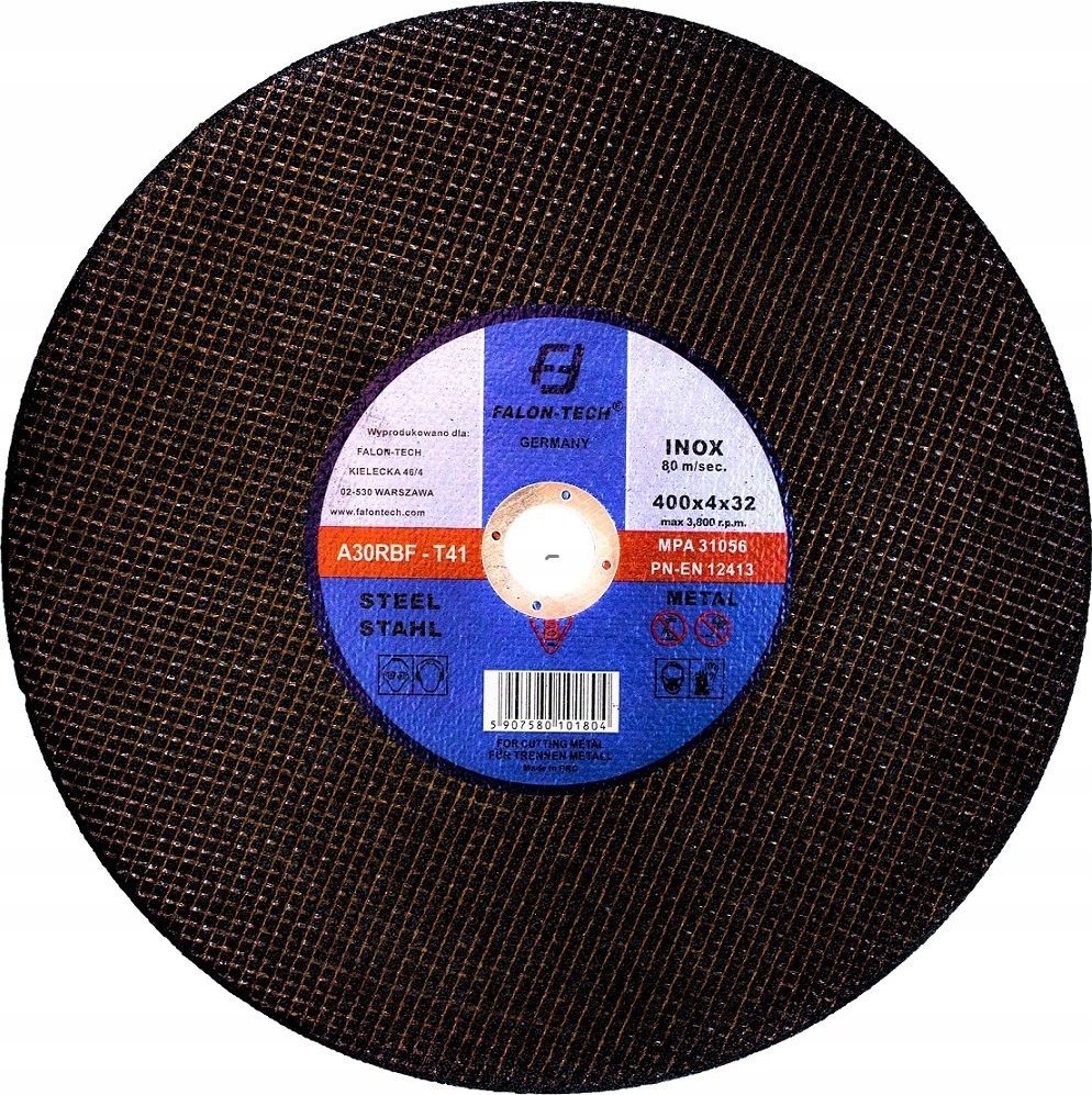 Falon-Tech FALON TECH 400x4x32 mm TARCZA TARCZE DO METALU
