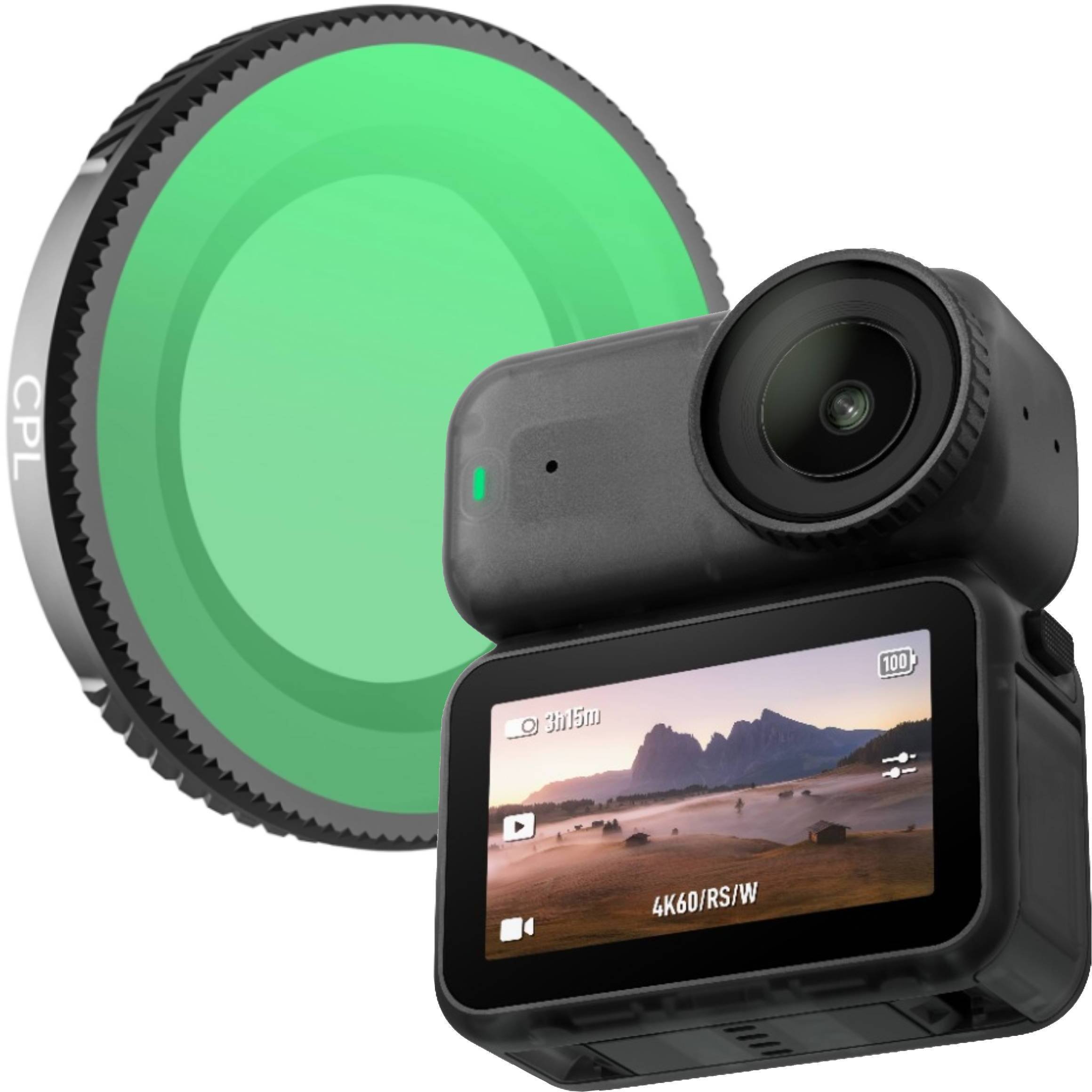 FILTR CPL POLARYZACYJNY OCHRONNY DO KAMERY SPORTOWEJ DJI OSMO NANO