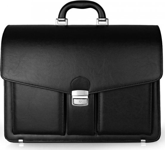 Solome CZARNA AKTÓWKA TECZKA NA DOKUMENTY SOLOME BRADFORD BR11