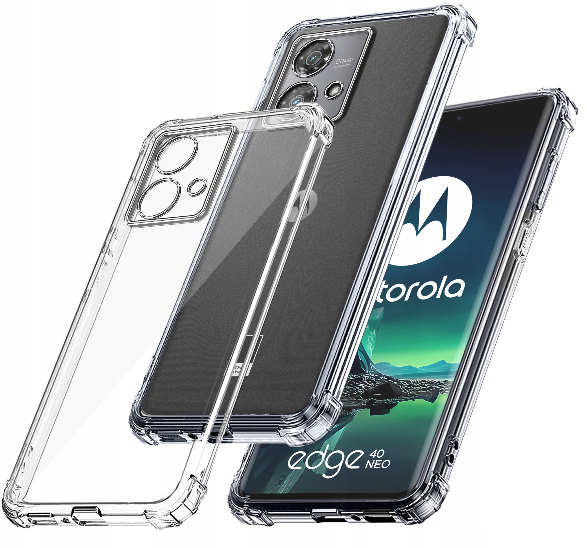 Etui do Motorola Moto EDGE 40 Neo ANTI-SHOCK CLEAR CASE